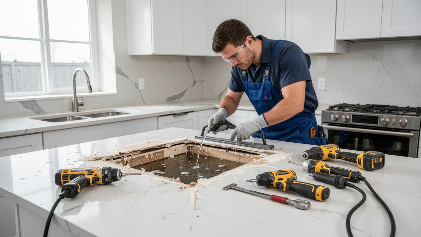 Kitchen Water Damage Repair