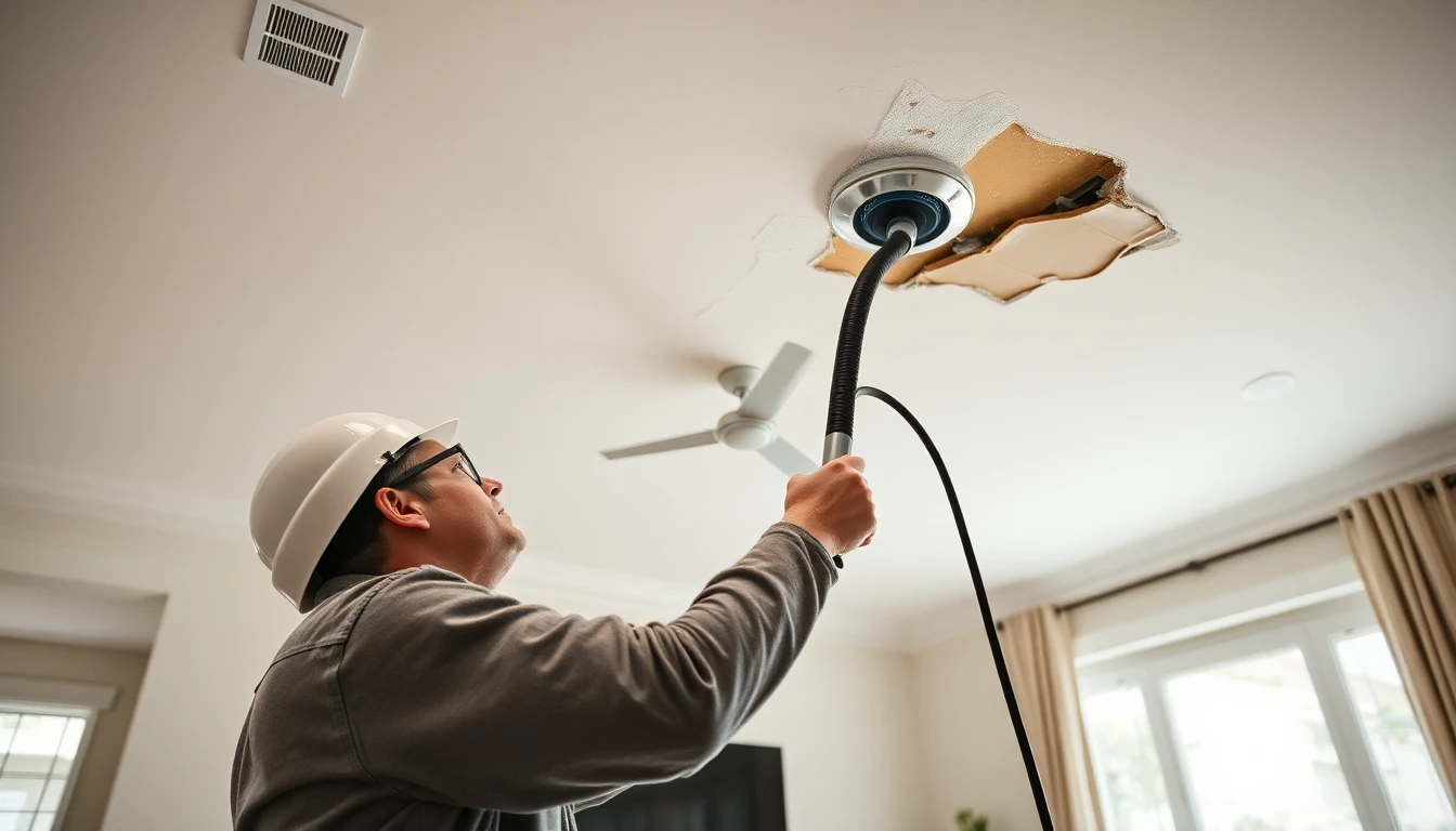 Ceiling Water Damage Repair